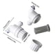 thumbnail image 5 of Mini conector de manguera de agua de 2 vías, sistema de nebulización de jardín, conector de tubería de filtro de agua con filtro de malla de acero inoxidable Inevent HA6231-00B, 5 of 6