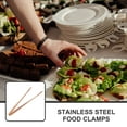 thumbnail image 4 of Miangastore Barbecue Clips Golden 1Set 9.59x0.59x1.18in Food Grade Material, 4 of 9