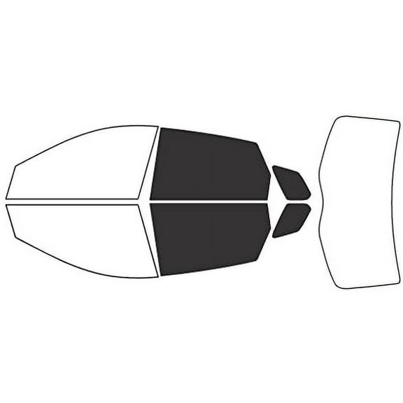 Rvinyl Window Tint Kit Compatible with Cadillac SRX 2010-2016 - Back Precut Kit - 20%