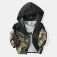 thumbnail image 2 of YTDSCS Toddler Baby Boys Raincoat Waterproof Spring Fall Hooded Jackets Kids Camouflage Windbreaker Outwear Coat for 2-7 Years Boys, 2 of 8