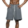 thumbnail image 4 of Bcfgryg Men's Loose Fit Relaxed Five Inch Shorts For Summer Men's Shorts Grey S, 4 of 4
