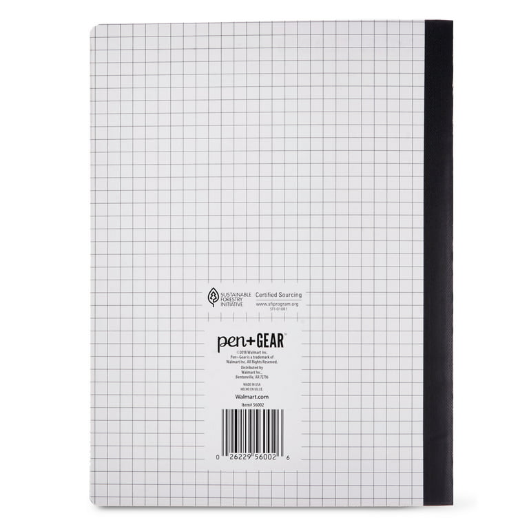 Pen + Gear Composition Book, Graph Ruled, 100 Pages 