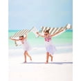 thumbnail image 3 of Beige Striped Beach Towels Oversized Super Absorbent, Modern Farmhouse Beige White Stripes Lightweight Bath Towel Quick Dry Sets For Bathroom/Pool/Rv Camping/Beach Play/Gym Room/Picnic 31"x62", 3 of 8
