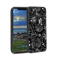 thumbnail image 1 of Black-white-elegant-Boho-Paisley-MagSafe-s-Floral-Pretty-Aesthetic-and-max Phone Case, Degined for iPhone 11 Pro Case Men Women, Flexible Silicone Shockproof Case for iPhone 11 Pro, 1 of 1