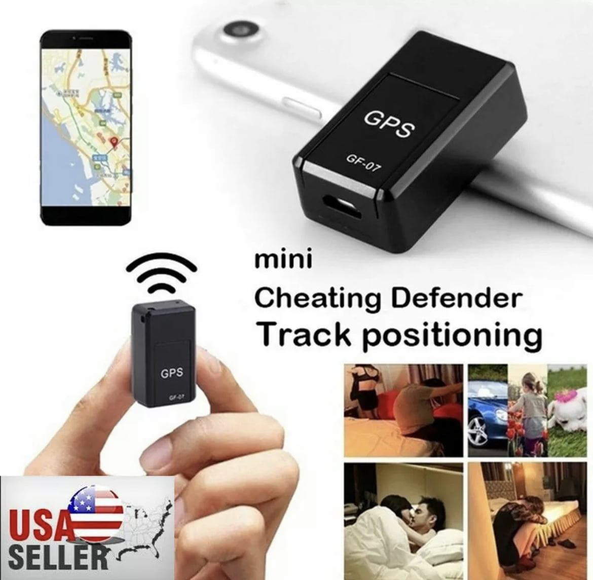 GF/07 Magnetic Mini GPS Real Time Car Locator Tracker GSM/GPRS Tracking Device 