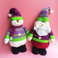 thumbnail image 2 of sweethay Muñeco de Navidad Interesante Decoración de vacaciones Diseño de escena Año Nuevo Decoración de Navidad Festival Adorno Decoraciones de Kits de decoración para fiestas Muñeco de nieve sweethay HA070740-02, 2 of 6