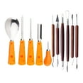 thumbnail image 2 of PEONAVET Carving Implement 11Pcs Fruit Vegetable Carving Knife Stainless Steel Knife Holiday Tool, 2 of 9