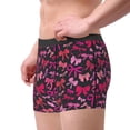 thumbnail image 2 of Fotbe pink ribbon bows Men’s Total Support Pouch Boxer Briefs, X-Temp Cooling, Moisture-Wicking Underwear, Regular, Long-leg and Trunk-Small, 2 of 5