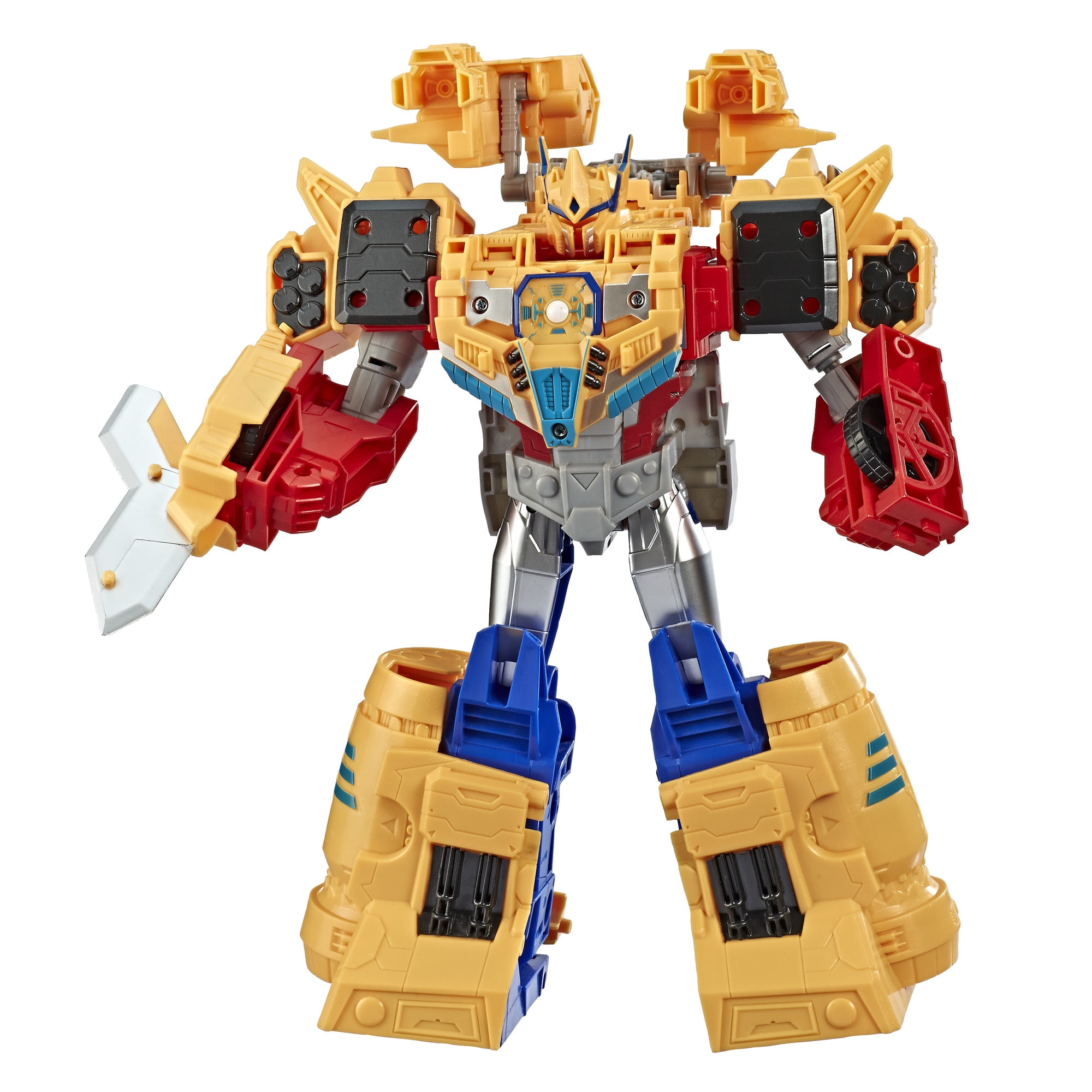 RARE VINTAGE Optimus Prime Mega Power Bot Transformers Light-Up Talking 12" Fly 