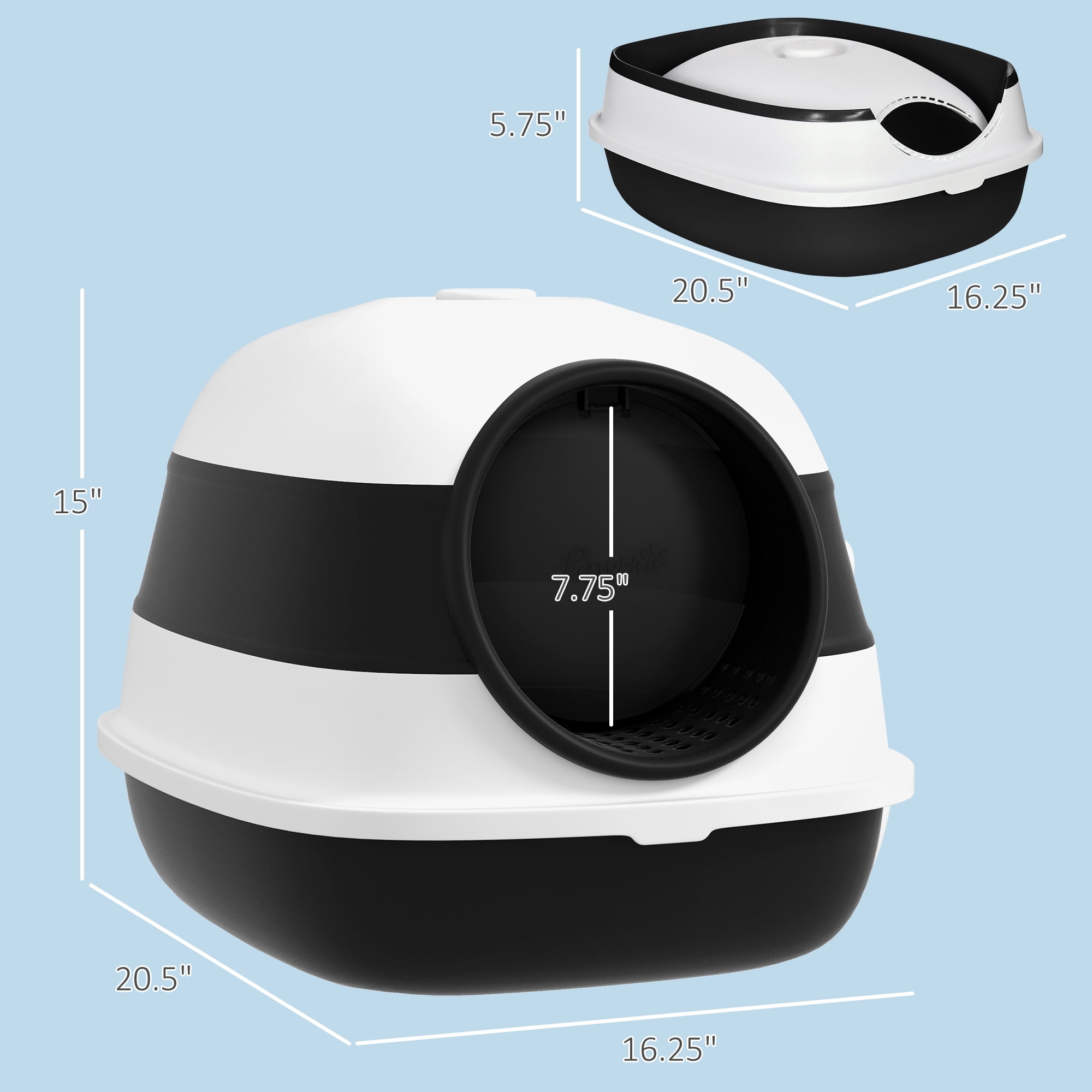 Cat Litter Box,Litter Box with Lid