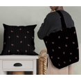 thumbnail image 5 of Soimoi Black Poly Georgette Fabric Berries & Dots Decor Fabric Printed Yard 42 Inch Wide, 5 of 5