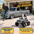 thumbnail image 4 of Officially Licensed Chevrolet 4WD 24V Ride ons, Joyracer Electric Car for Kids with Remote Control, Bluetooth, USB, LED Lights, Gray, 4 of 16
