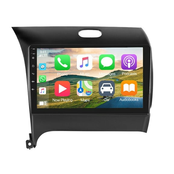 4 64G Android 13 Car Stereo for Kia Forte 2013-2018, 9" HD Touch Screen car Radio with Wireless Carplay & Android Auto, Mirror Link, Bluetooth, WiFi, GPS Navigation, Backup Camera