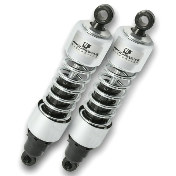 Progressive 412 Series Motorcycle Chrome 12" Rear Shocks (412-4228C)