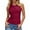 Red, variant on Hpapadks Tank Tops for Women 2025 Shelf Bra Camis Adjust Strap Solid Padded Tanks with Built In Bras Camisole Tops for Women Brown L