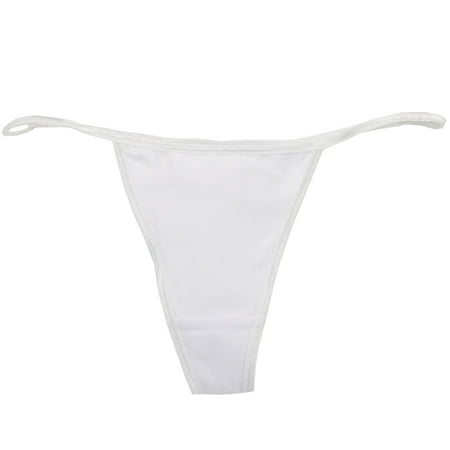 Marky G Women's White Thong Bikini - L | Walmart Canada