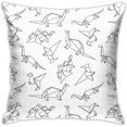 thumbnail image 1 of Housse de Coussin Dinosaures Origami pour Canapé Chambre, 1 of 1