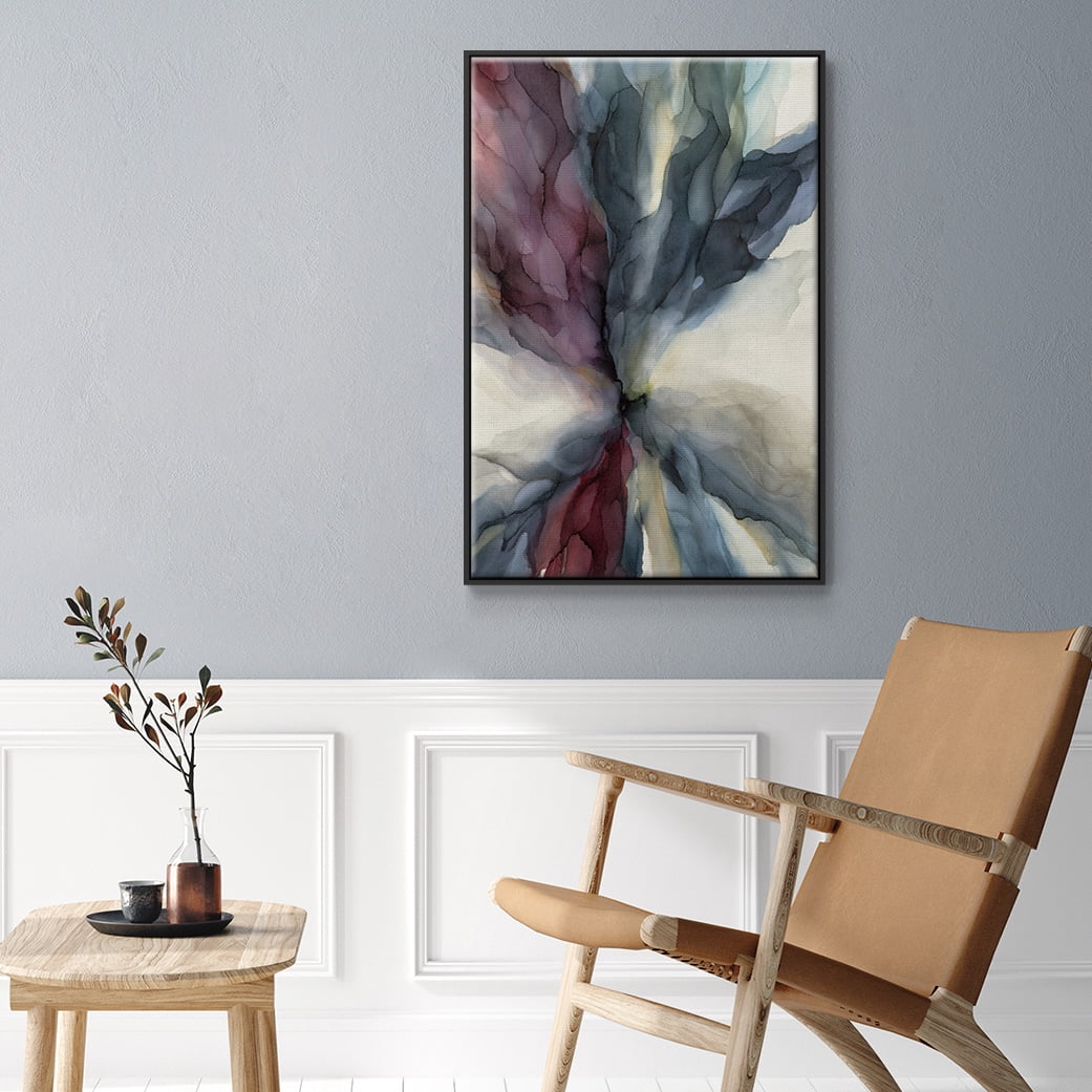 Untitled Framed Premium Gallery Wrapped Canvas - Ready to Hang - 17 x 25 - Black Floating Frame