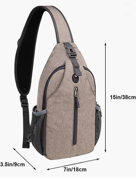 Cool Monkey Sling Backpack Cute Chest Bag Shoulder Bag Travel Hiking  Daypack for Women Men