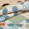 thumbnail image 4 of SCAD Piece by Piece Patchwork 3 Piece Quilt Set, Multi-Colored Patchwork, Includes 2 Pillow Shams, Queen, 4 of 7