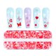 thumbnail image 1 of 1 Corazón Nail Glitter Lentejuelas Día de San Valentín Nail Art Pegatinas Calcomanías Paillette, 1 of 5