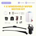 thumbnail image 4 of 12v Electric Windshield Wiper Motor Kit With Switch For, 4 of 5