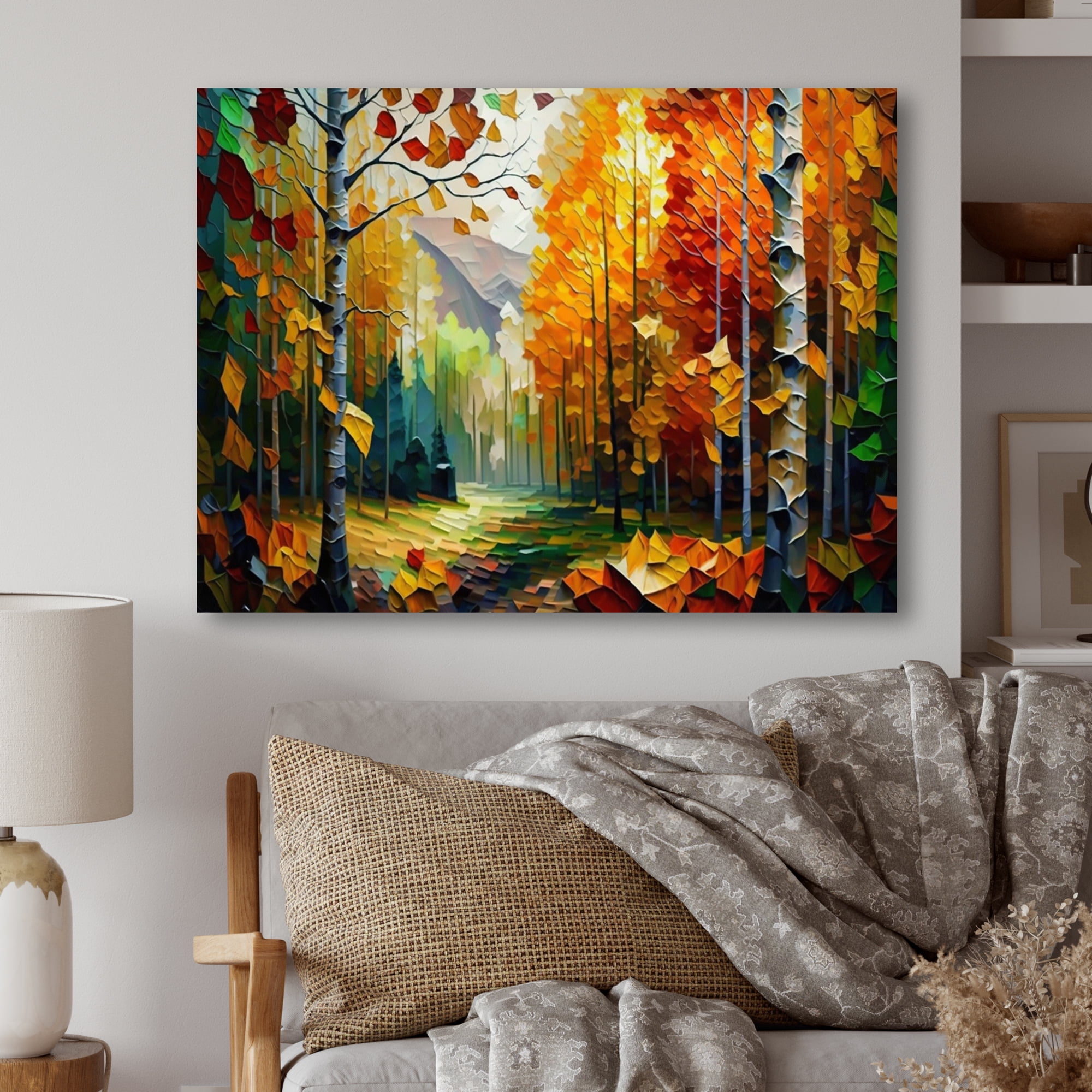 Designart Path Into The Forest III Canvas Wall Art