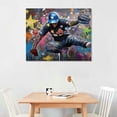 thumbnail image 2 of Nawypu  Baseball Wall Art for Men, Graffiti National Pastime Art Print for Living Room, Funny Ball Sports Picture Painting Wall Decor, 2 of 4