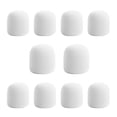 thumbnail image 5 of Cubierta de esponja para parabrisas de micrófono Tapas protectoras de espuma para micrófono Blanco 10 piezas, 5 of 5