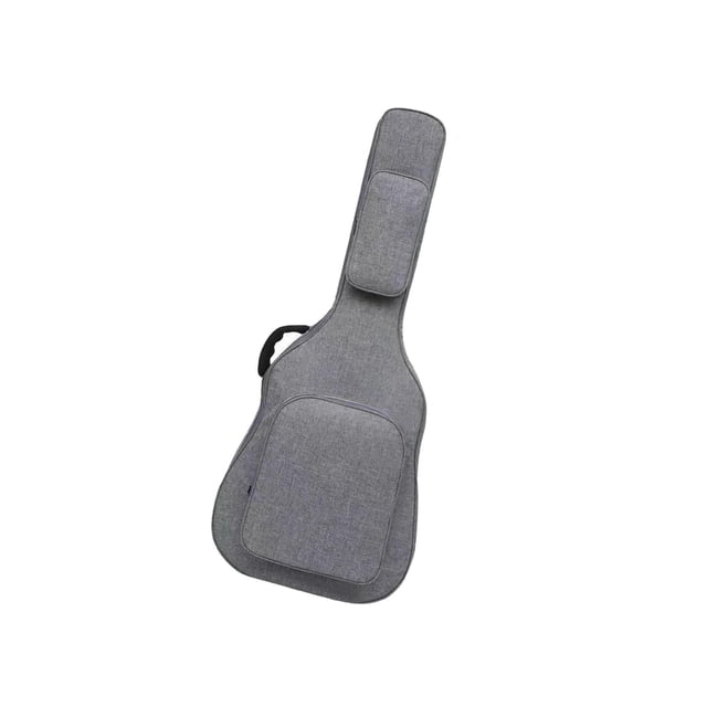 Bolso ajustable para guitarra acústica Toystoory estilo mochila Gris 44x14x108cm