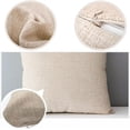 thumbnail image 6 of Summer Tropical Beach Cotton Linen Throw Pillow Case Nautical Anchor Seashell & Sea Snail Decorative Cushion Cover Square Pillow Sham 18‘‘x18‘‘ Set of 4,Beach Chair,Coconut Palm, 6 of 6
