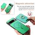 thumbnail image 4 of Dteck for Google Pixel 9 Pro / 9 Case with Detachable Wallet Credit Card Holder, 2-in-1 Shockproof Magnteic Ring Stand PU Leather Case for Women for Men, Green, 4 of 8