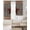 Brown Black, variant on Red Texas Star Farmhouse Black Out Curtains 54 Inch Long, Short Curtains for Small Window, Black Plaid Berry Country Room Darkening Farmhouse Window Curtains for Kitchen Bedroom 42"x54" 2 Panels