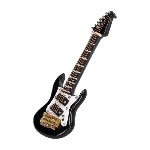 Imán de nevera de guitarra eléctrica imán de nevera en forma de guitarra para dibujo de niños pizarra magnética foto mapa imanes de oficina ANGGREK Otros