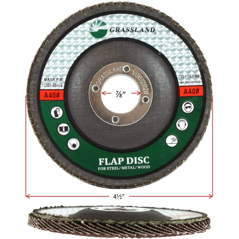 Sanding Disc Aluminum Oxide Flap Disc Grinding Wheel 4 1 2