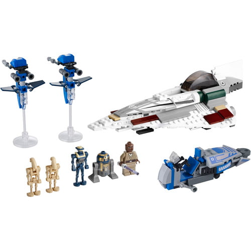 LEGO Star Wars The Clone Wars Mace Windu's Jedi Starfighter Exclusive Set - Walmart.com