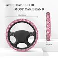 thumbnail image 5 of Haiem Cute Girl Print Steering Wheel Cover 15 Inches for Women Men, Neoprene Anti-Slip Cute Car Steering Wheel Grip Wrap Car Accessories Protective Case Cover for Vehicle Truck SUV, 5 of 8