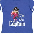 thumbnail image 4 of Inktastic I'm the Captain Pirate Girl Girls Toddler T-Shirt, 4 of 5