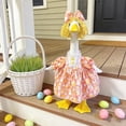 thumbnail image 5 of PALIFEUR Easter Goose Outfit Set with Hat - Fits 23 Inch Lawn & Garden Goose Statue, Colorful Spring Patio Decorations for Outdoor Easter Decor, 5 of 9