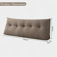thumbnail image 3 of Lovote Triangle Headboard Pillow Full Filling Backrest Positioning Support Wedge Pillow, 3 of 7