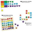 thumbnail image 3 of Keeping Busy Match the Shapes Brain Game for Seniors | 36 Wooden Pieces | 5 Templates | Board Game, 3 of 6