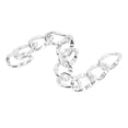 thumbnail image 1 of Cadena de aluminio de 10 metros para hacer bricolaje, atractiva, decorativa, elegante, para hacer joyas, color plata., 1 of 14