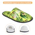 thumbnail image 3 of Fotbe Kiwi and Avocado Pantuflas Peludas para Mujer con Estampado, Zapatillas de Peluche, Zapatos de Invierno para Casa, Uso Interior y Exterior-Large, 3 of 8