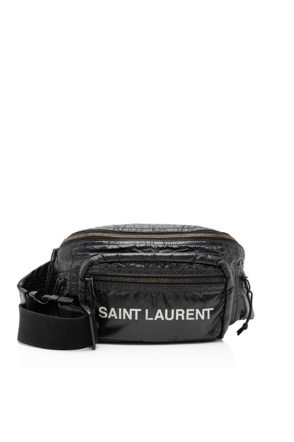 Pre-Owned Saint Laurent Nylon Logo Nuxx Belt Bag