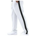 thumbnail image 1 of Men's Casual Patchwork Sweatpants Comfortable Drawstring Sportswear Trousers With Multiple Pockets For Everyday Wear, 1 of 7