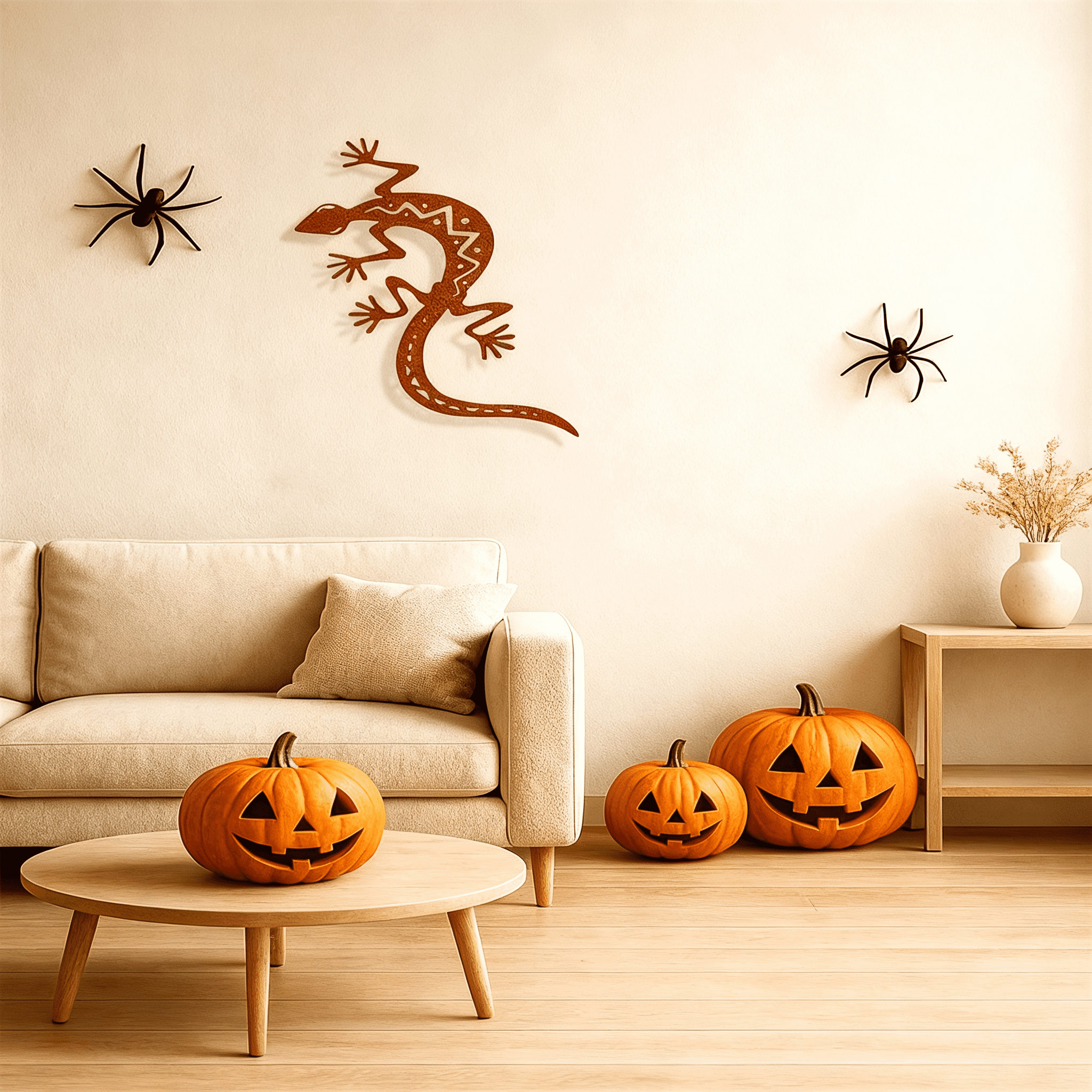 Wall Decoration Iron Sculpture, Suitable For Indoor And Outdoor Living Rooms, Bedrooms, Gardens, Halloween Parties