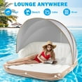 thumbnail image 3 of Resenkos Inflatable Pool Float Lounge Swimming Raft, 3 of 9