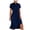 Blue dresses for women, variant on Baikeli Sale Dresses for Women Summer Dresses for Women 2024 Lapel Neck Sundress Bandage Tunic Outfits Solid Color Dresses Beach Vacation Dress Womans Summer Dresses