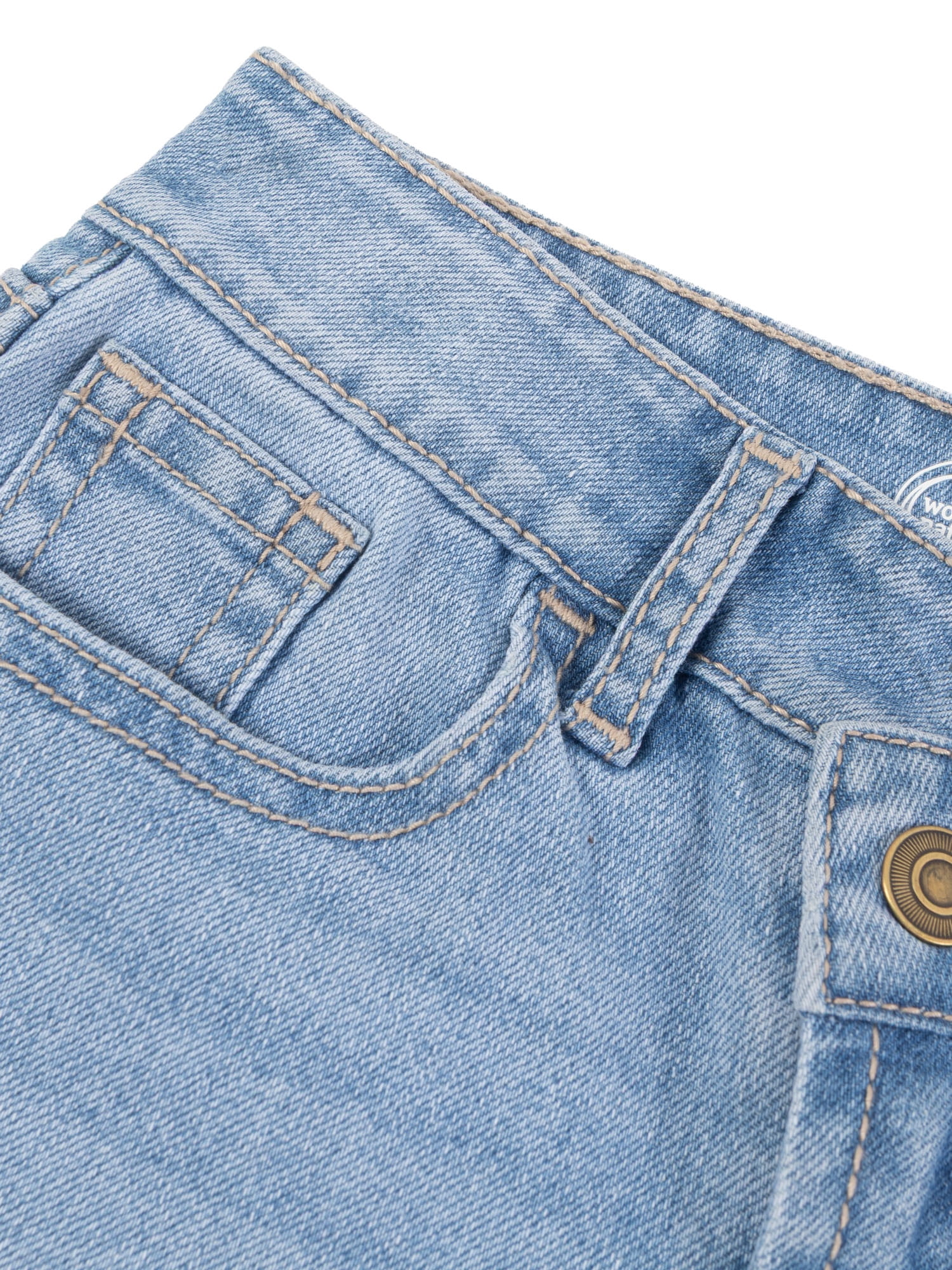 Wonder Nation Girls Denim Shorts, Size 5-18