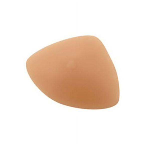 classique 748 triangle post mastectomy silicone breast form, beige - size 2